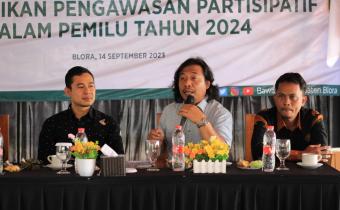 Sosialisasi Pengawasan Partisipatif dengan Tema Membumikan Pengawasan Partisipatif Dalam Pemilu Tahun 2024