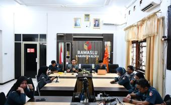 Bawaslu Blora Ikuti Tahap III Monev Keterbukaan Informasi Publik 2026
