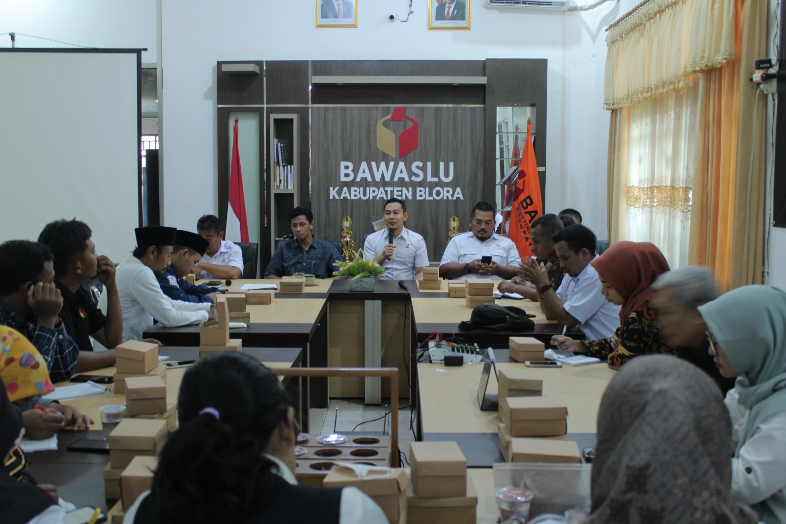 Bawaslu Blora menggelar rakernis psap dengan panwaslu Kecamatan