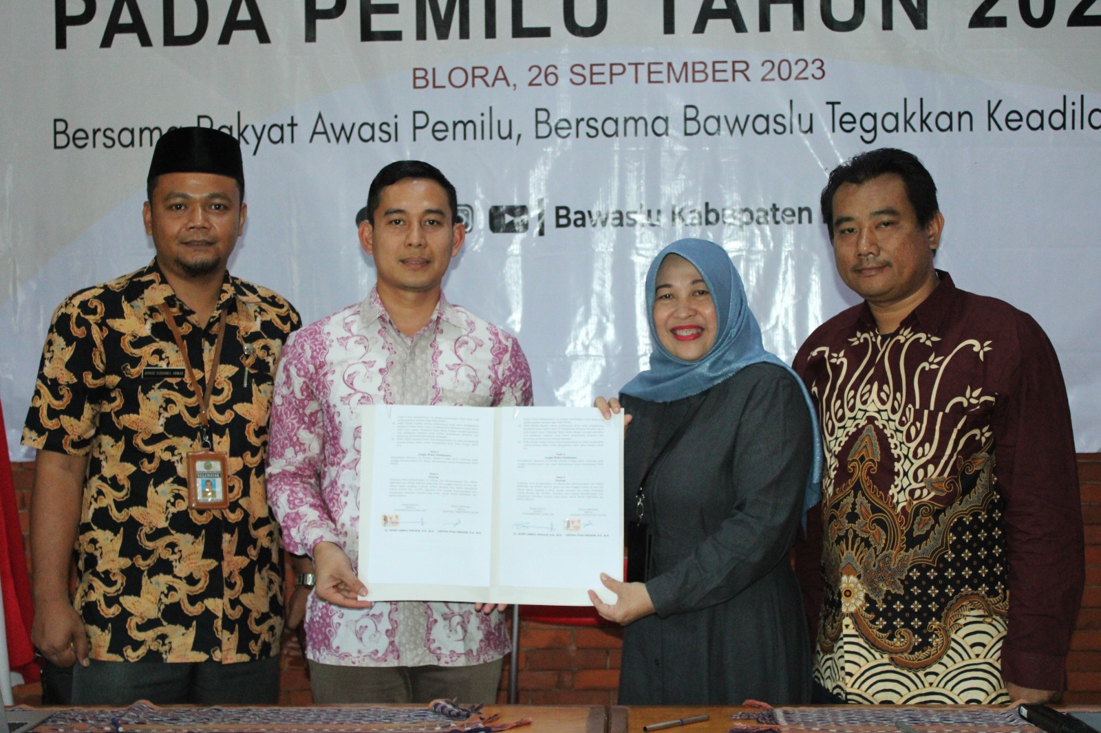 Bawaslu Blora Jalin Kerjasama Dengan Universitas Sebelas Maret