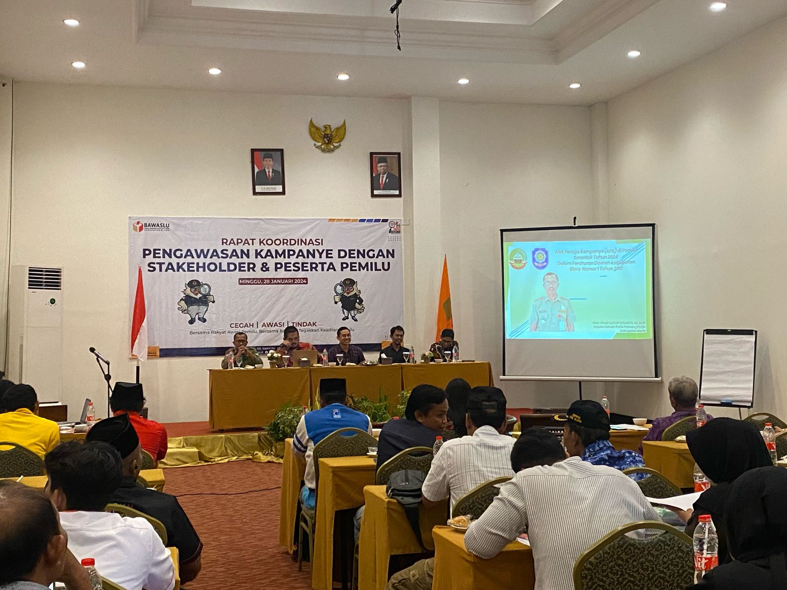 Bawaslu Gelar Rakor Pengawasan Kampanye dengan Stakeholder dan Peserta Pemilu