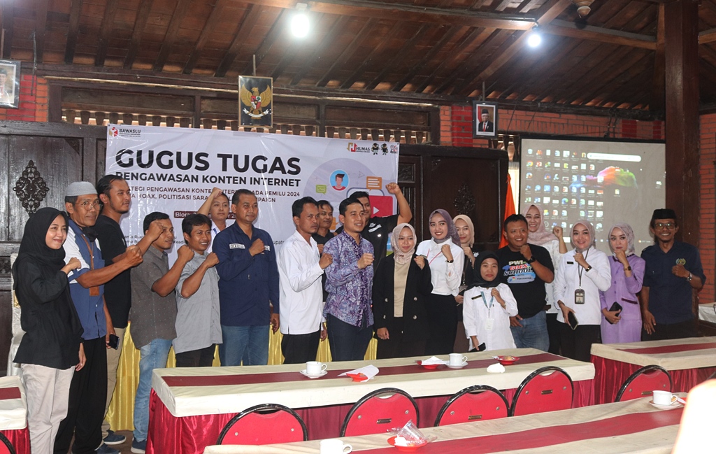 Bawaslu Blora Gandeng Pegiat Medsos dan Pewarta Awasi Konten Hoaks