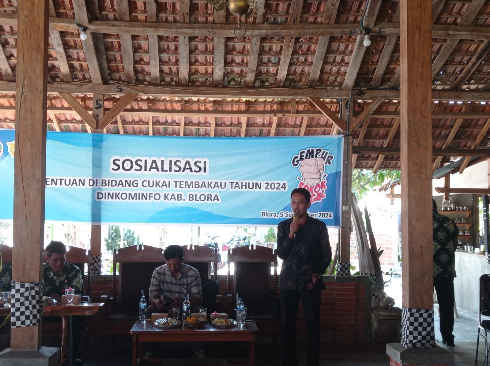 Hadiri Sosialisasi DBH CHT Bawaslu Ajak bersama-sama Awasi Penyelenggaraan Pemilihan 2024