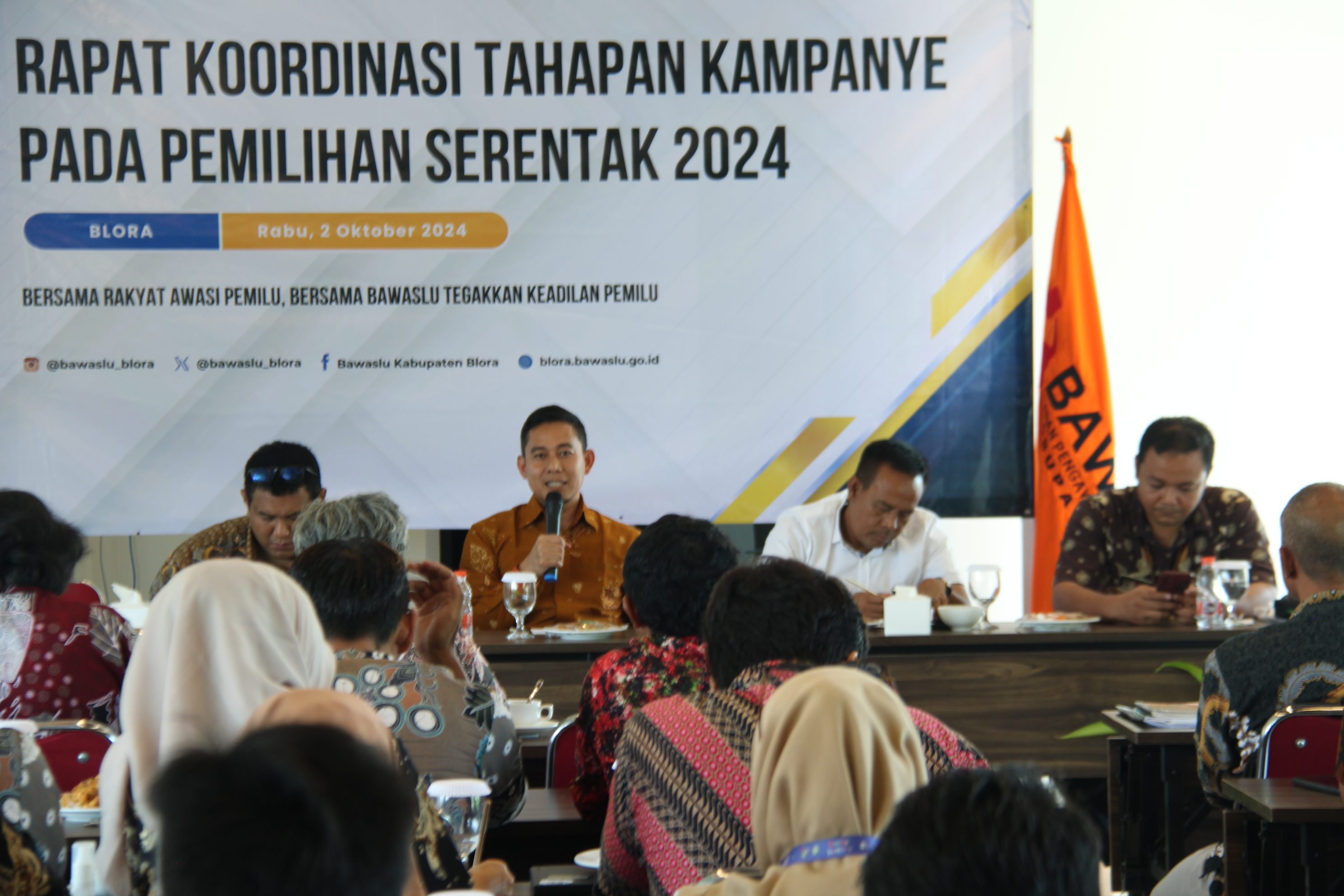Gelar Rapat Koordinasi Pengawasan Kampanye, Bawaslu Blora Tekankan Pencegahan dan Tingkatkan Sinergitas