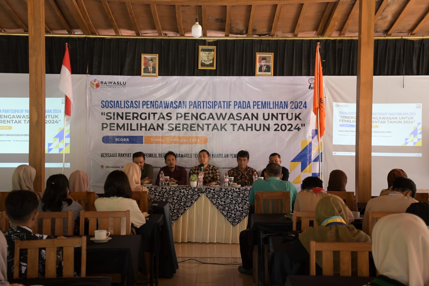 Bawaslu Blora Bersama Mahasiswa, Media, dan Sekolah Perkuat Sinergitas Pengawasan