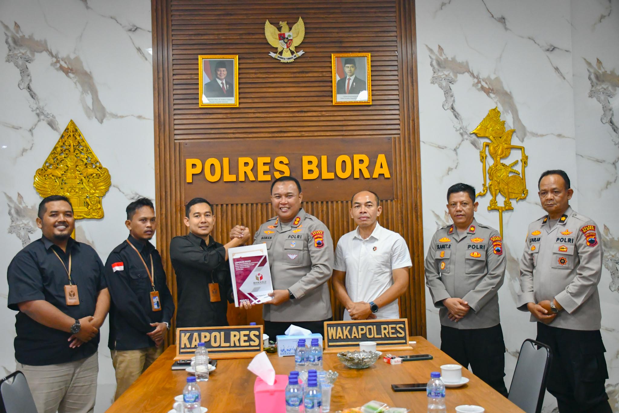 Kunjungi Polres, Bawaslu Blora Bangun Sinergitas Lembaga dan Evaluasi Penanganan Pelanggaran Pilkada 2024 