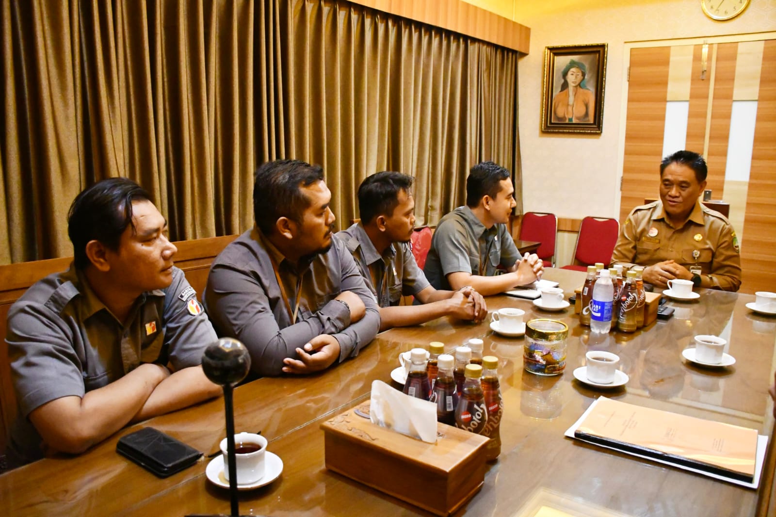 Bawaslu Blora Koordinasi dengan Sekda Bahas Sosialisasi dan Pendidikan Demokari di Luar Tahapan Pemilu dan Pemilihan