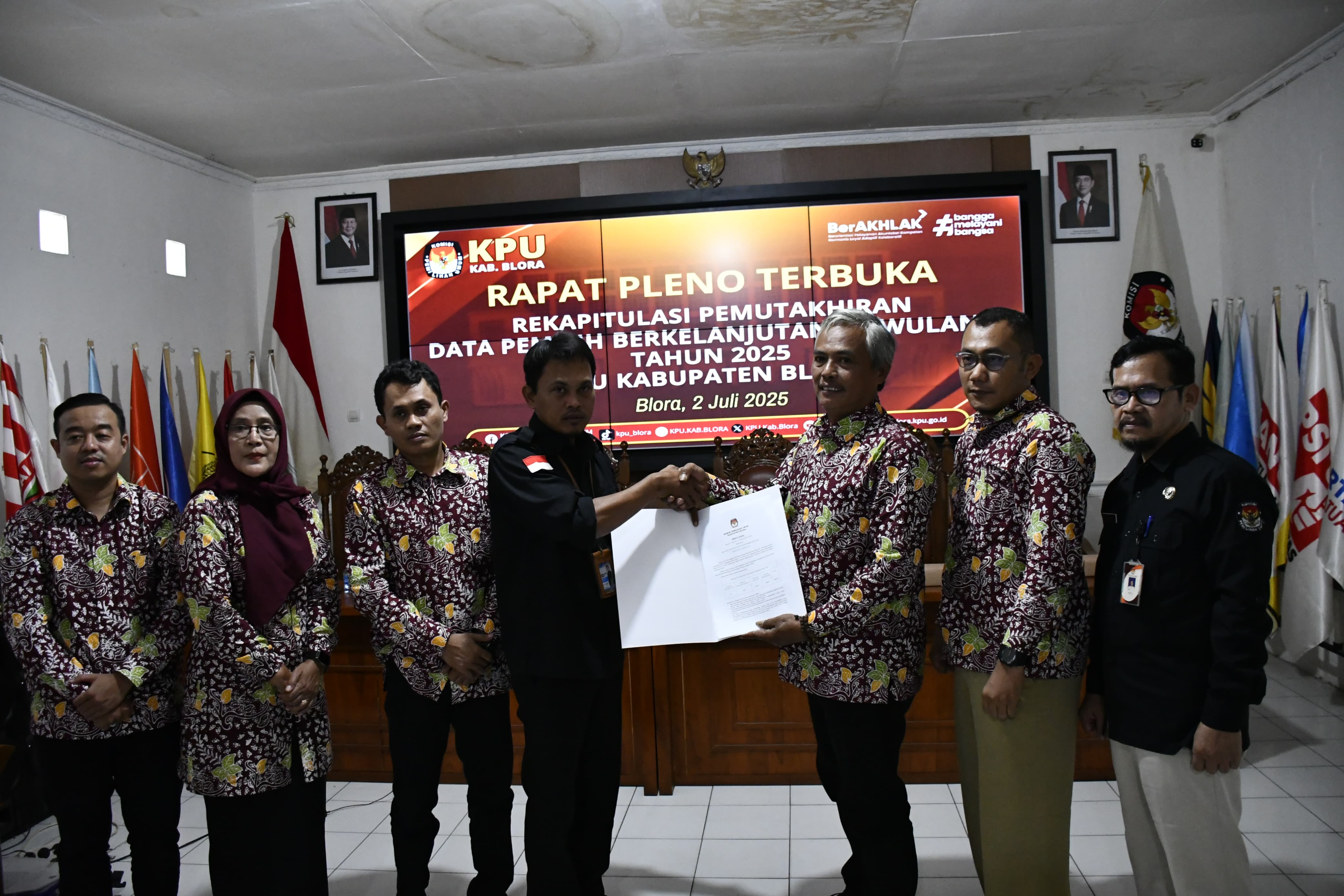 Ikuti Pleno Pemutakhiran Daftar Pemilih Berkelanjutan, Ini Pesan Bawaslu Blora