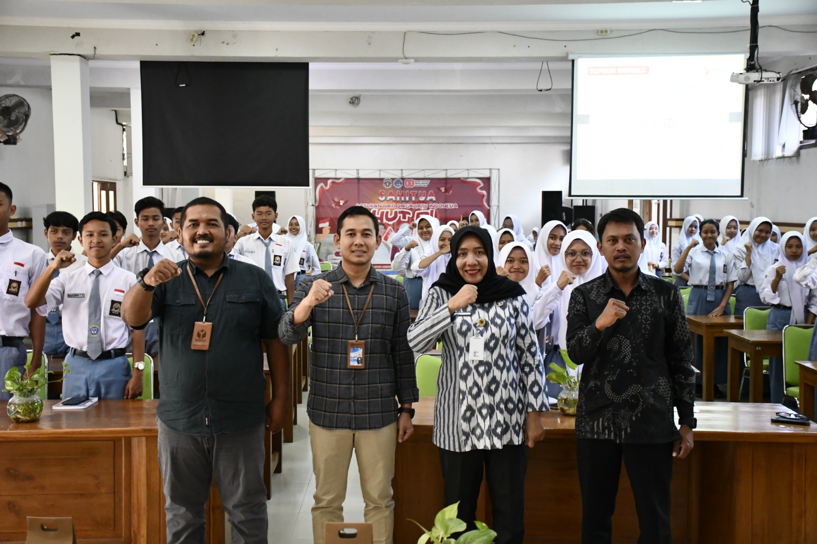 Jelang Pilketos, Bawaslu Blora Ajak Siswa SMA N 2 Blora Berdemokrasi Bersih