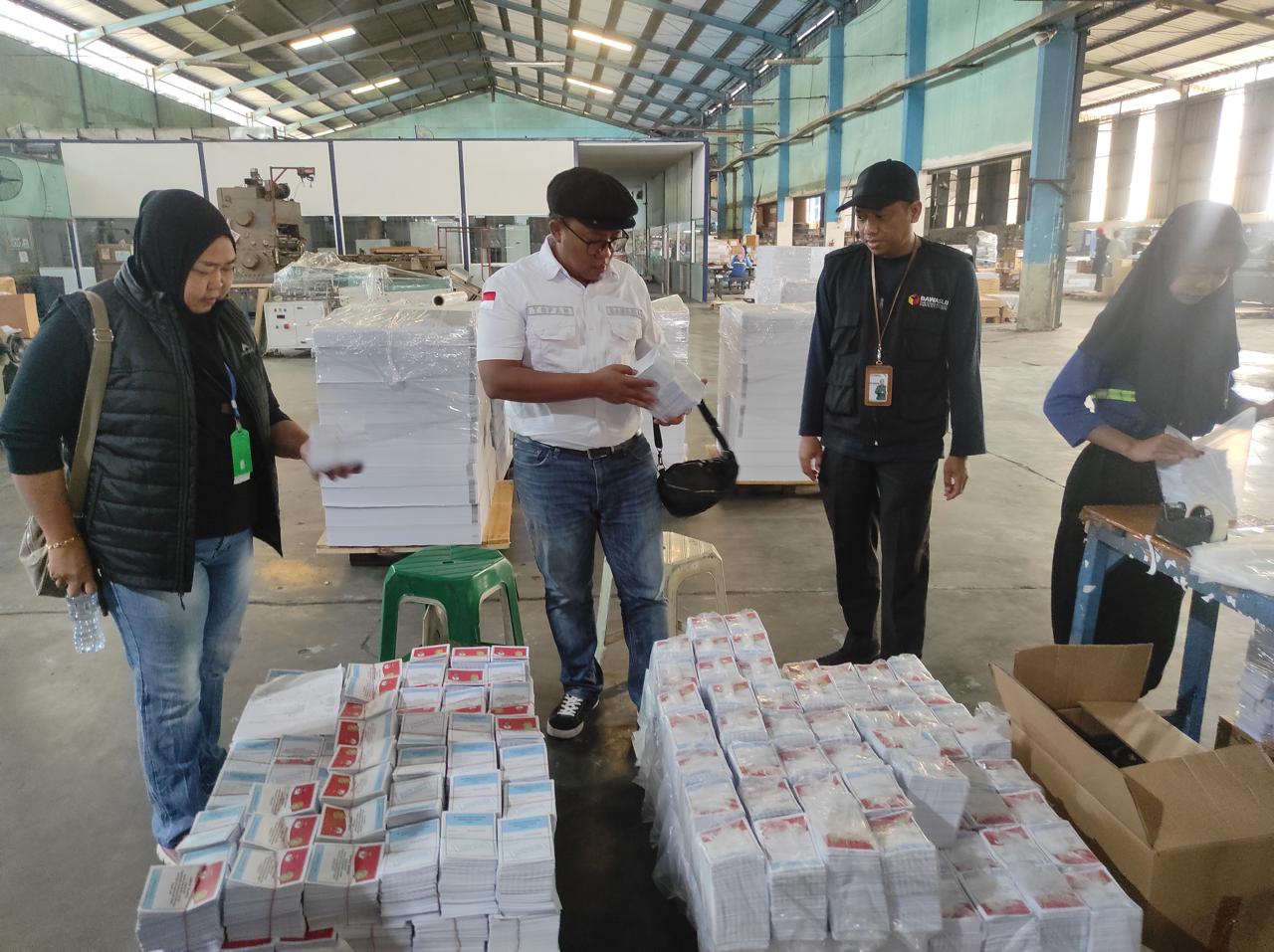 Bawaslu Kaltim Awasi Proses Cetak dan Sortir Surat Suara PSU Pilbup Kutai Kartanegara