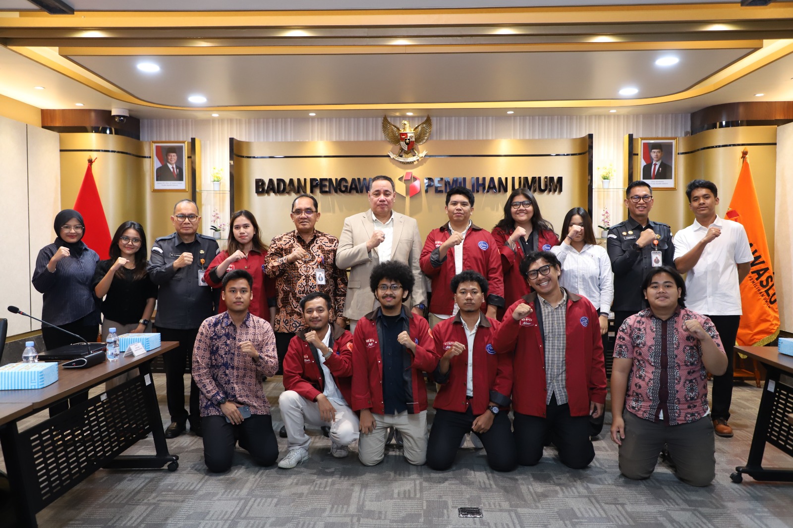 Audiensi dengan Himapol UNAIR, Herwyn Minta Kawal Bersama Integritas Pemilu