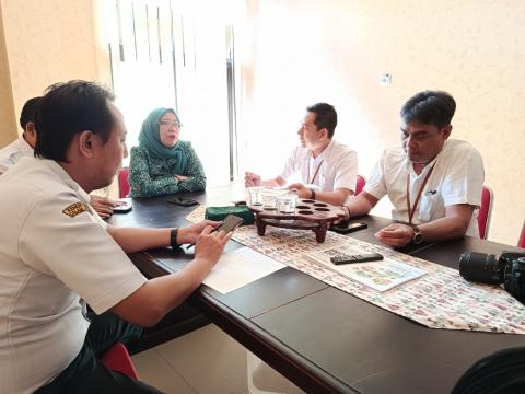 Audiensi dengan Dinas PMD, Bawaslu Blora Dorong Penyadaran Masyarakat Tolak Politik Uang di Pilkades