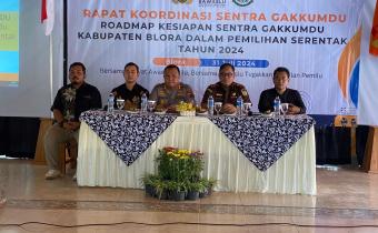 Tingkatkan Sinergitas Lembaga, Bawaslu Blora Gelar Rakor Sentra Gakkumdu