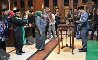 Bawaslu Blora Hadiri Paripurna Pengganti Antar Waktu Anggota DPRD