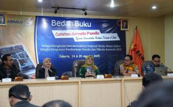 Lolly Sebut Buku 'Catatan Jurnalis Pemilu' sebagai Masukan Penguatan Pengawasan