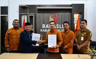 Bawaslu Blora Jalin MoU dengan IAI Al Muhammad Cepu
