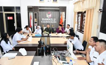 Rabu Relasi, Bawaslu Blora Dalami Teknis Pelaporan Pelanggaran Pemilu